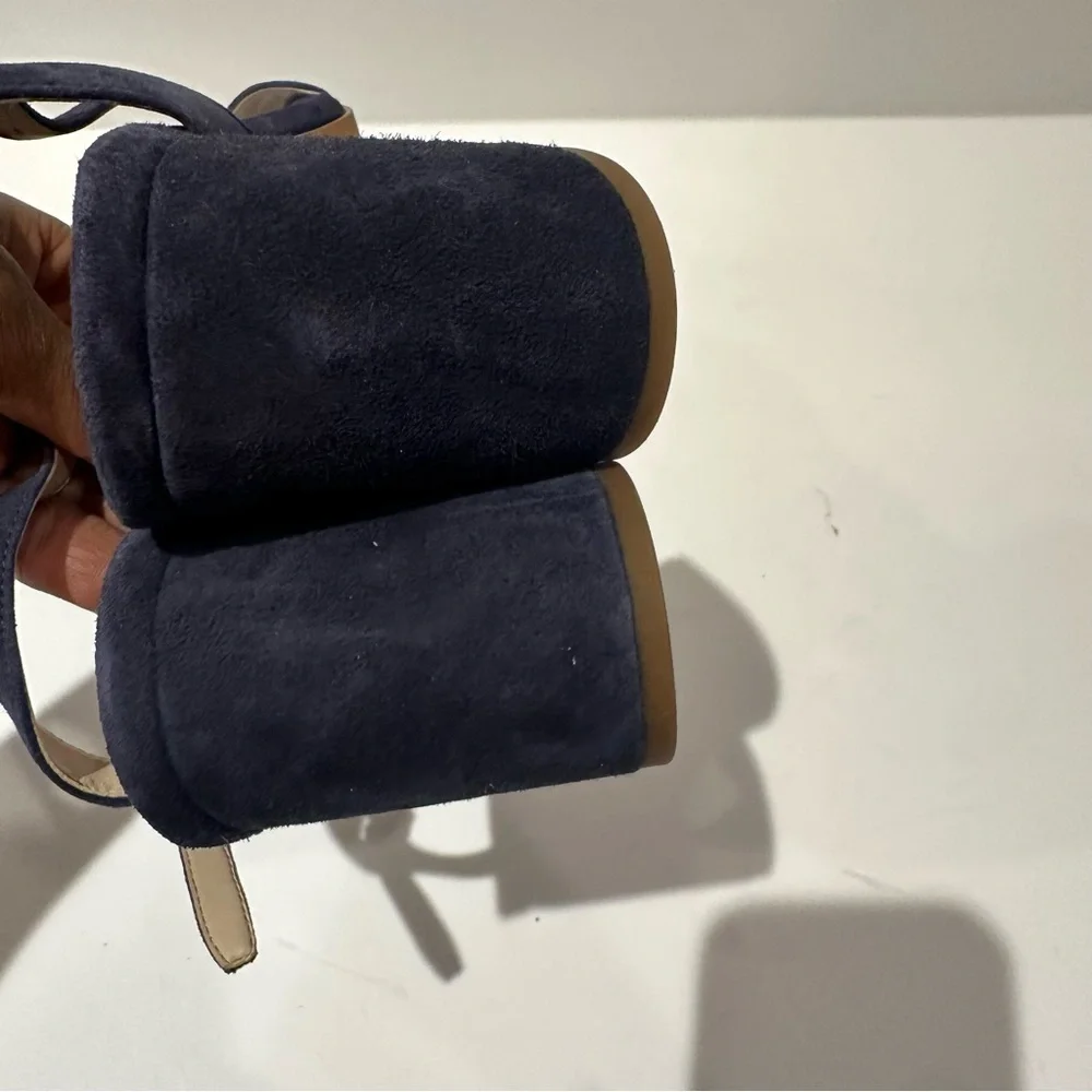 Cole Haan Women's Josie Suede Navy Blue Women's Sandals - Picture 3 of 4